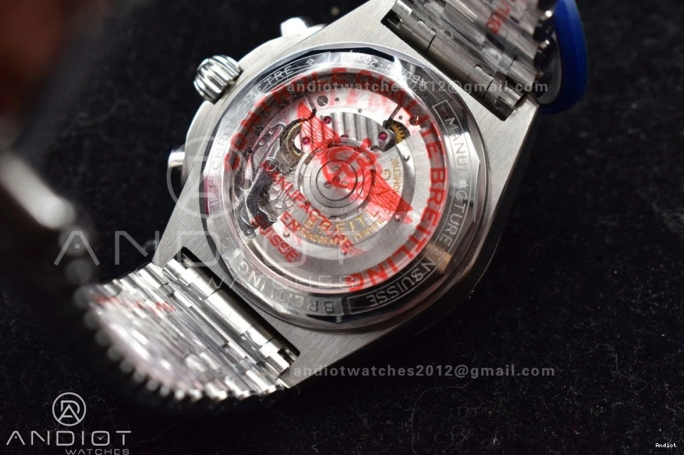 Chronomat 1:1 Black SS Bracelet A7750 42mm Edition B01 Dial Best BLSF on SS 0404